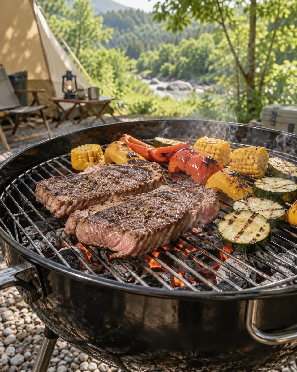 焼きたてを楽しむグリル料理